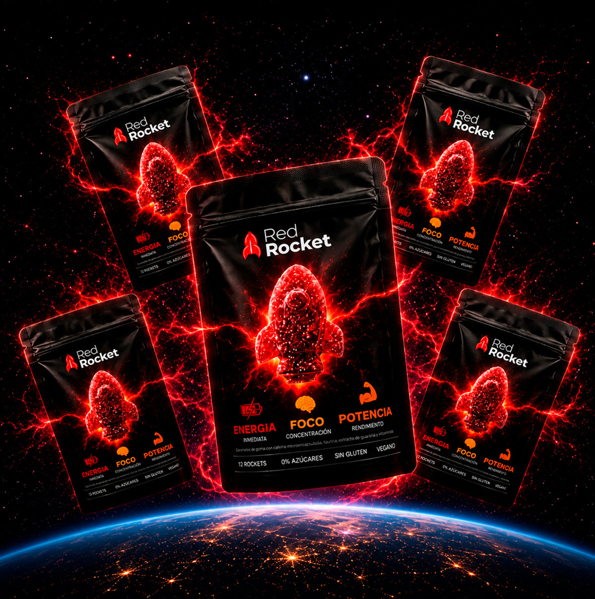 Red Rocket Héroe · Pack 5