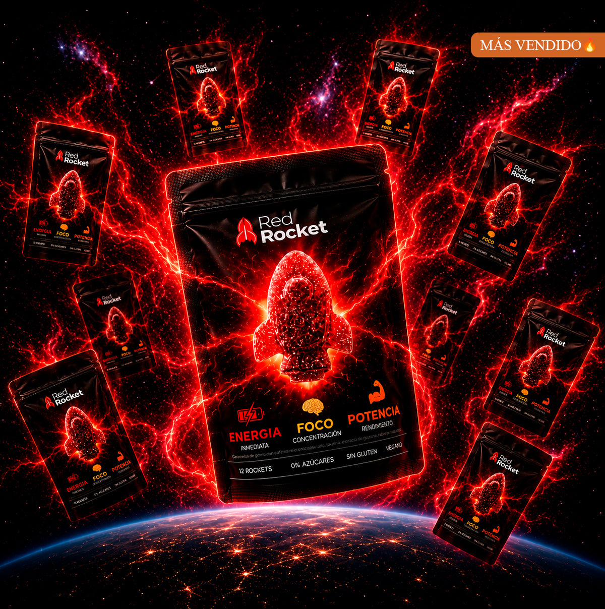 Red Rocket Titán. Pack 10.